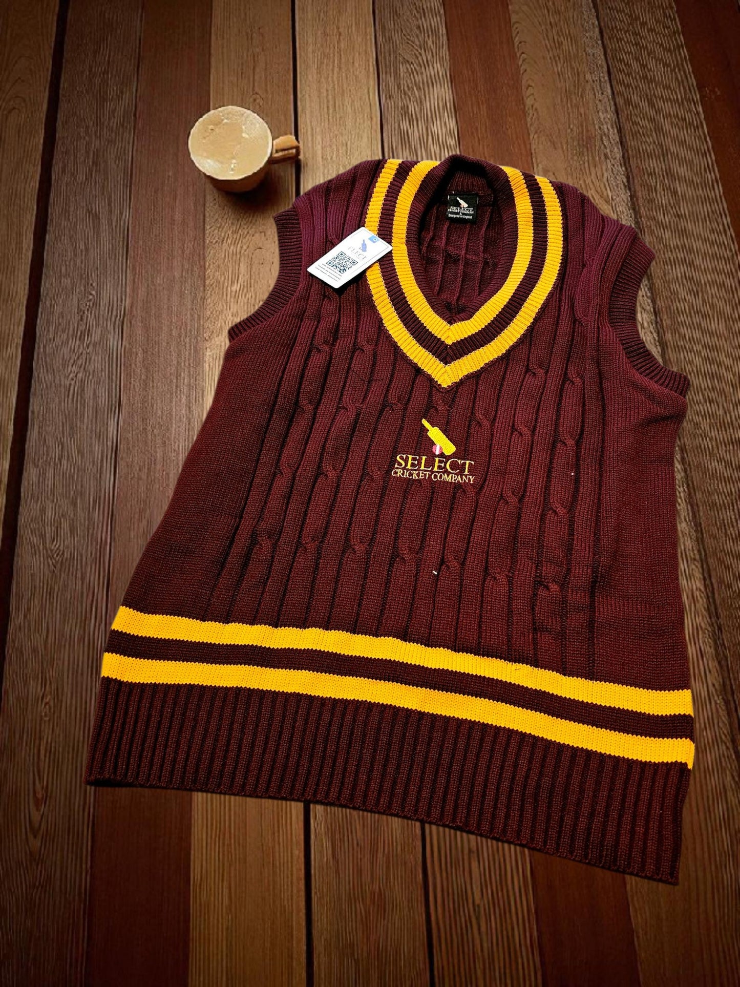 Custom Club Cable Knit Style Cricket Jumpers-Select Cricket Store