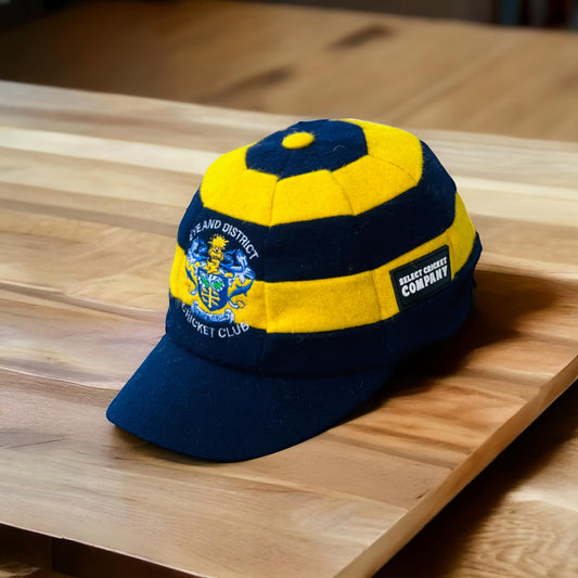 Custom Club Traditional Hooped Baggy Caps-Select Cricket Store