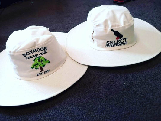 Custom Flat Brim Sun Hats-Select Cricket Store