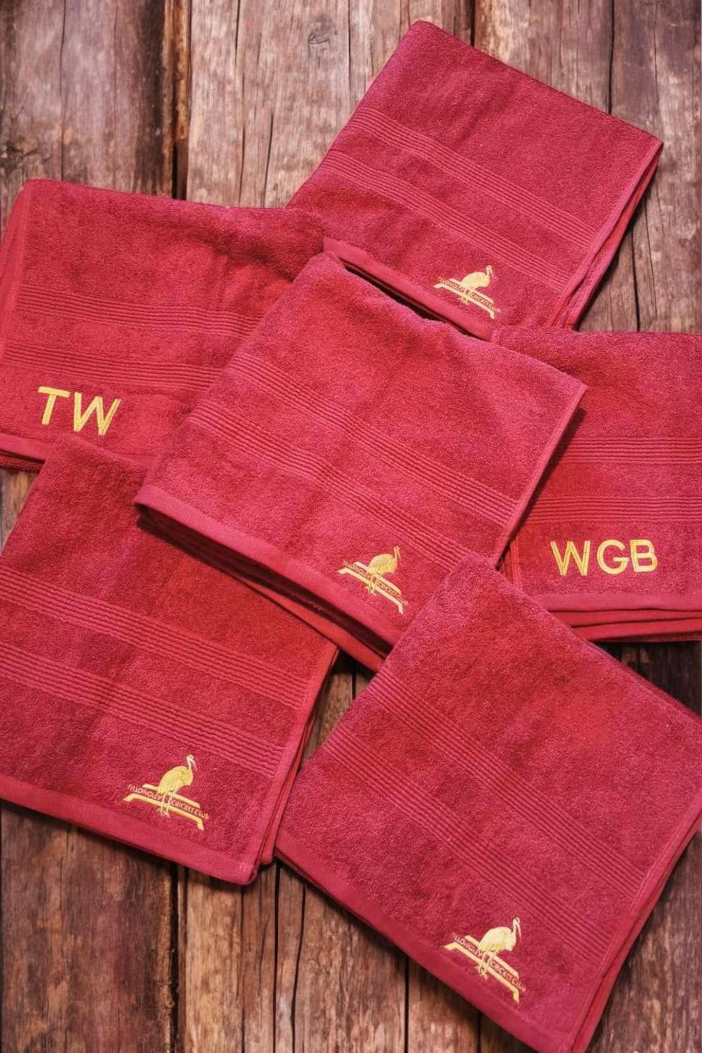 Custom Club Bath Towels-Select Cricket Store