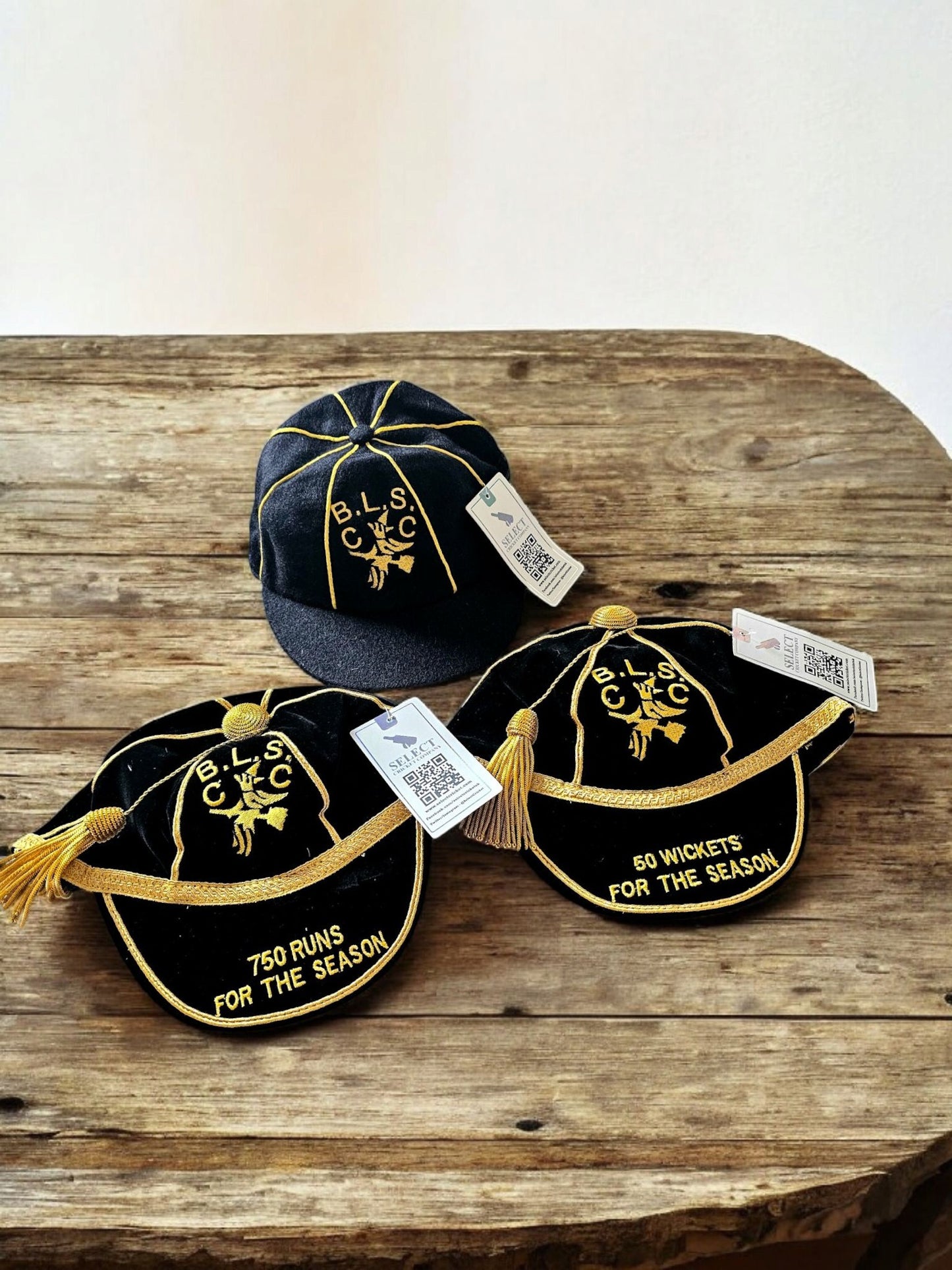 Custom Club Presentation Caps-Select Cricket Store